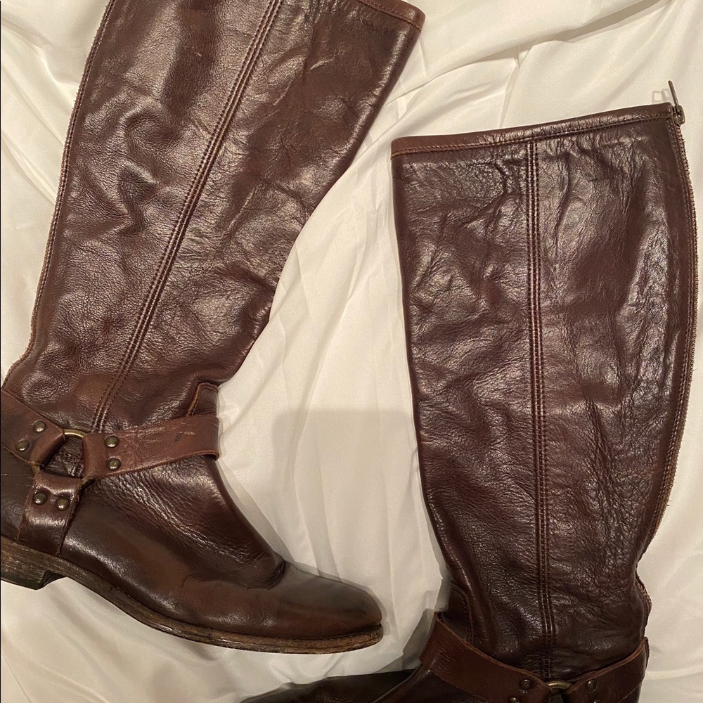 Tall Leather FRYE Boots